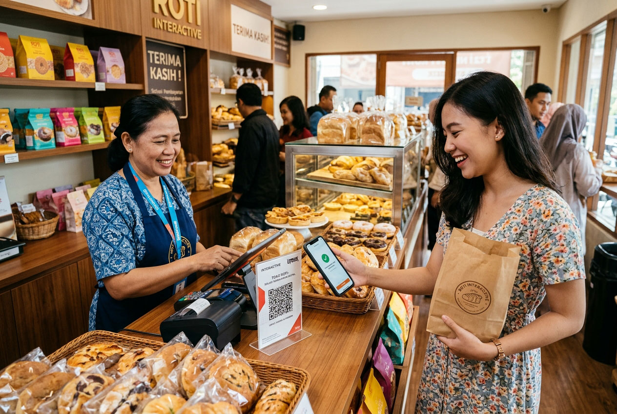 QRIS Toko Roti: Solusi Pembayaran Digital yang Praktis dan Modern Hanya di InterActive QRIS, QRIS, Cara Daftar QRIS